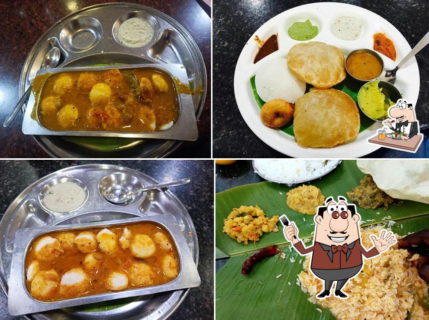 Food at Saravana Bhavan