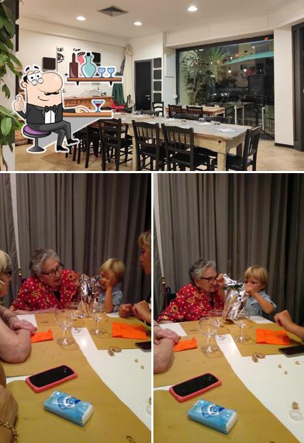 Gli interni di Zio Osteria