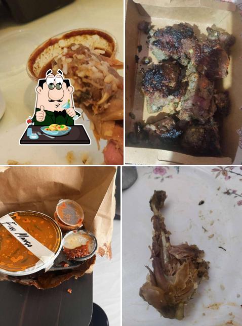 Food at Paragon Restaurant