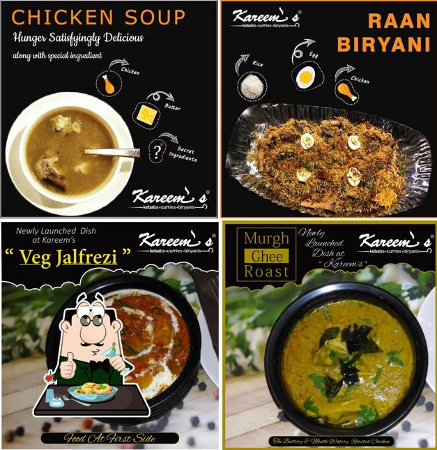 Food at Kareem's Restaurant