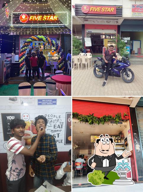 The exterior of FIVE STAR CHIKEN HARSHA