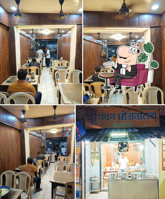The interior of Pawan Bhojnalay