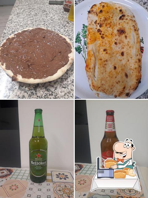 Pane all'aglio al Pizzeria 4 colonne di s. Andrea