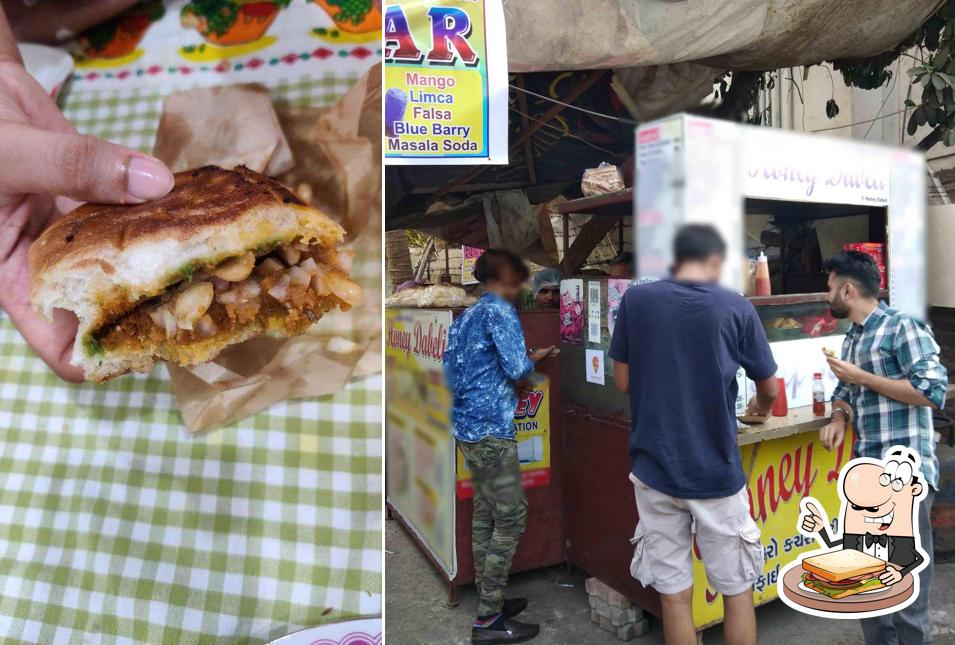 Grilled cheese sandwich at Honey Dabeli