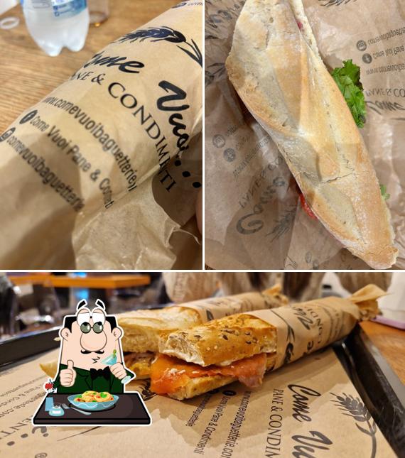 Dai un’occhiata alla foto che mostra la cibo e bevanda di Come vuoi.. Baguetteria