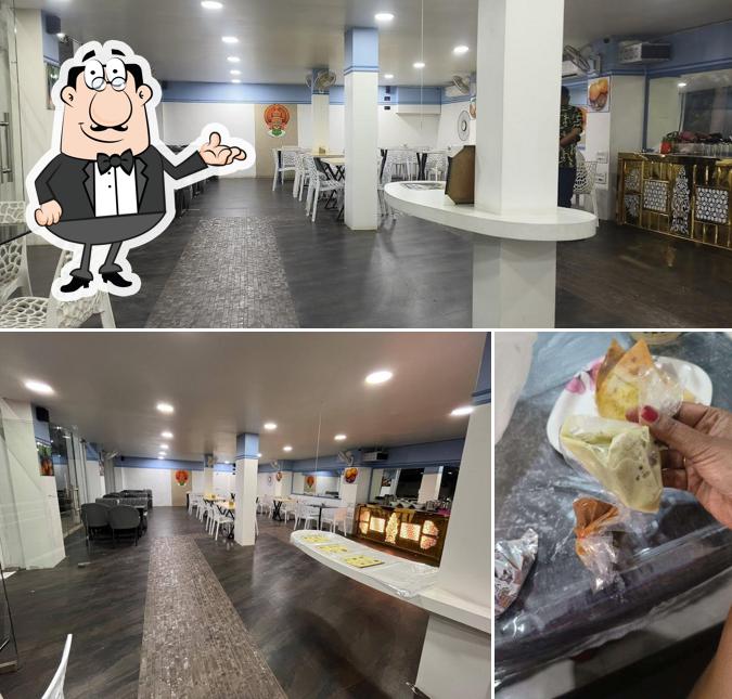 The interior of Tirumala the cafe