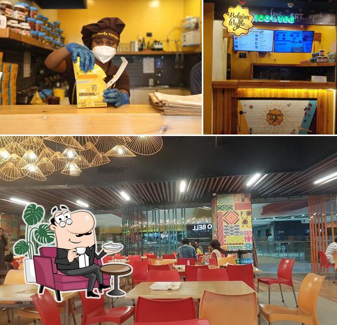 The interior of The Belgian Waffle Co