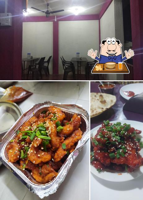 Among various things one can find food and interior at Ayush