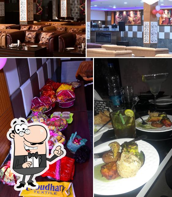 Among various things one can find interior and food at Bar & Restaurant