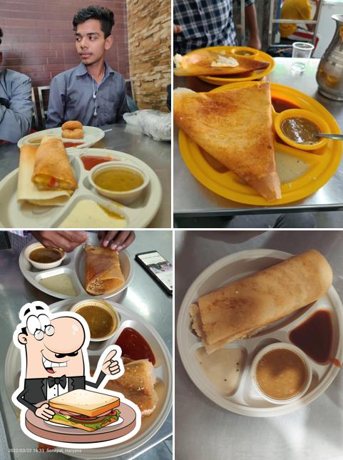 Grilled cheese sandwich at Gupta Dosa