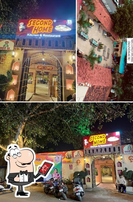 The outside area is an important feature of SECOND HOME KITCHEN & RESTAURENT