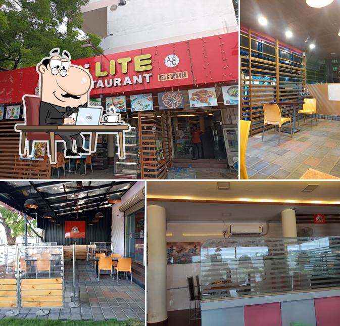 The interior of Hi-lite Restaurant
