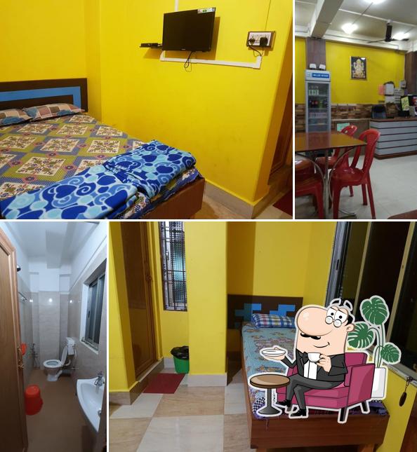 The interior of Hotel Rosy