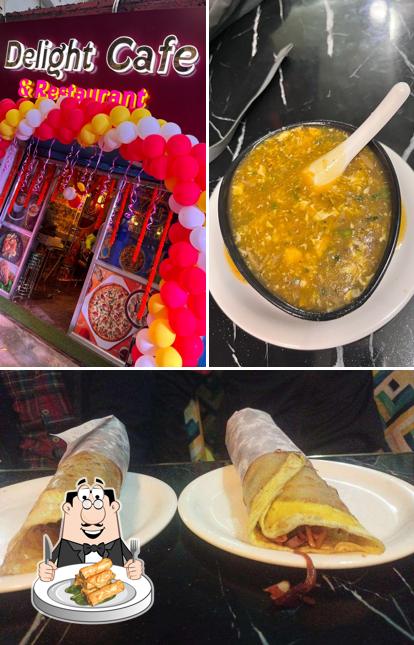 Spring rolls at Delight cafe & restaurant