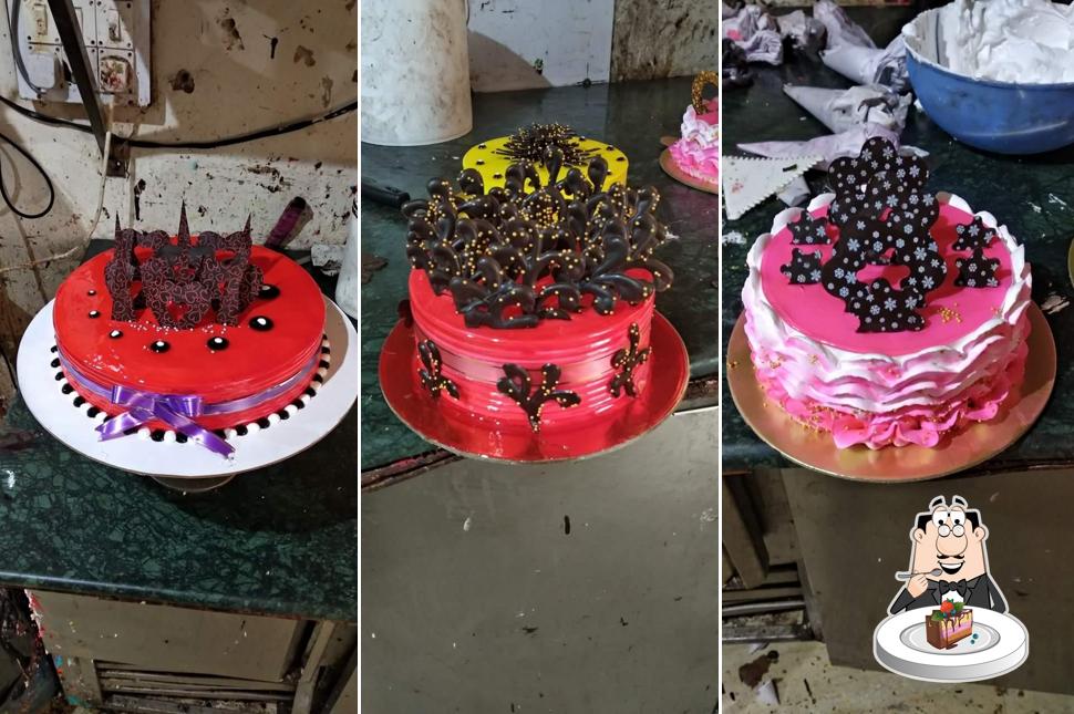 Chocolate cake at Hardit's Bakewell Bakers