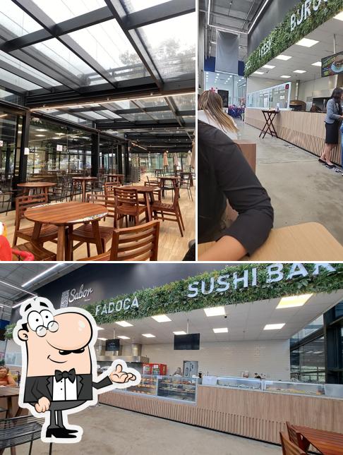 O interior do Sabor Espaço Gourmet Três Marias