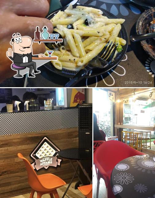 The image of Waffle Affairs - The Dessert Shop’s interior and food