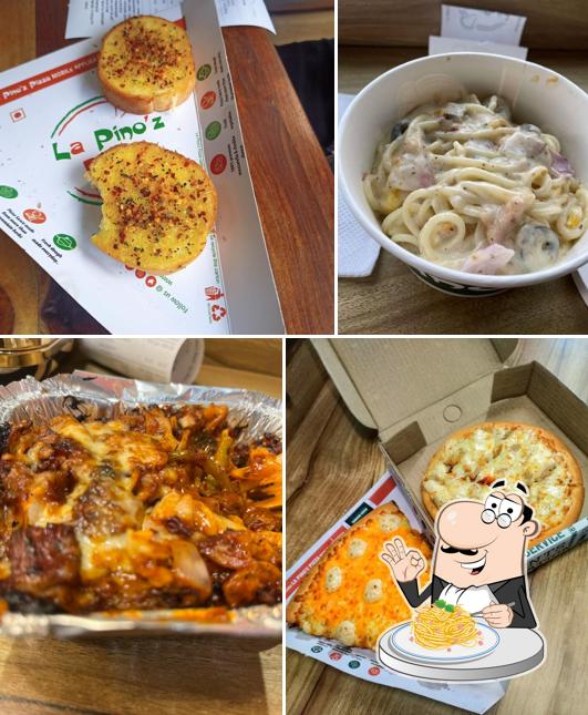 Spaghetti carbonara at La Pino'z Pizza