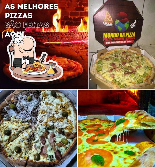 No Mundo da Pizza, você pode desfrutar de pizza