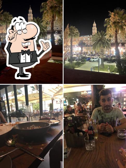 Gli interni di Pizza & Pasta Factory