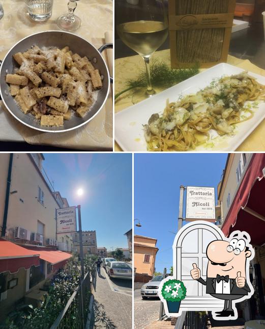 Tra le varie cose da Trattoria Nicolì si possono trovare la esterno e bevanda