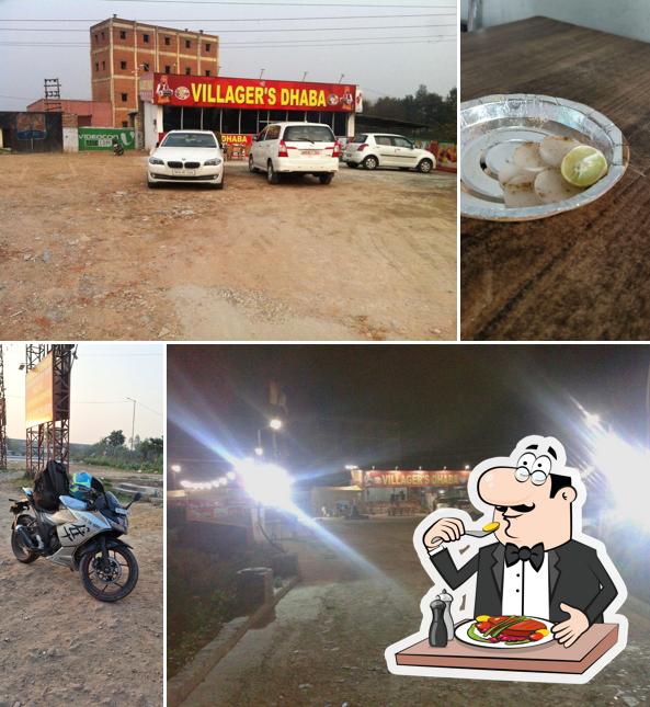 Food at Villager's Dhaba
