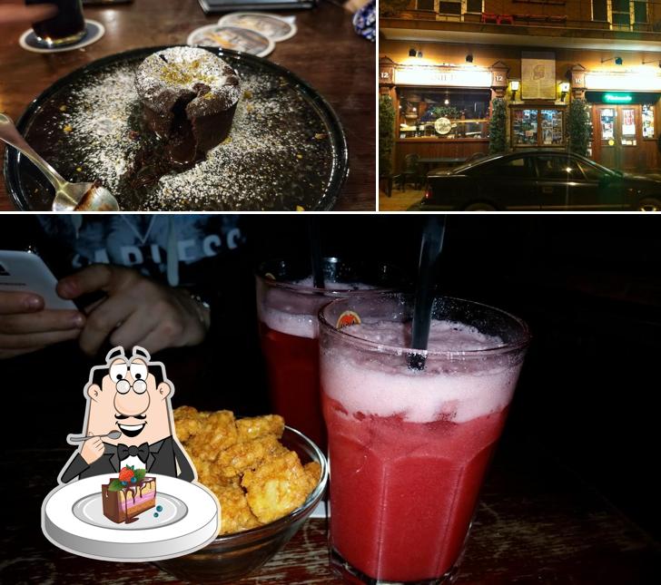 Torta al cioccolato al Irish Pub Doolin