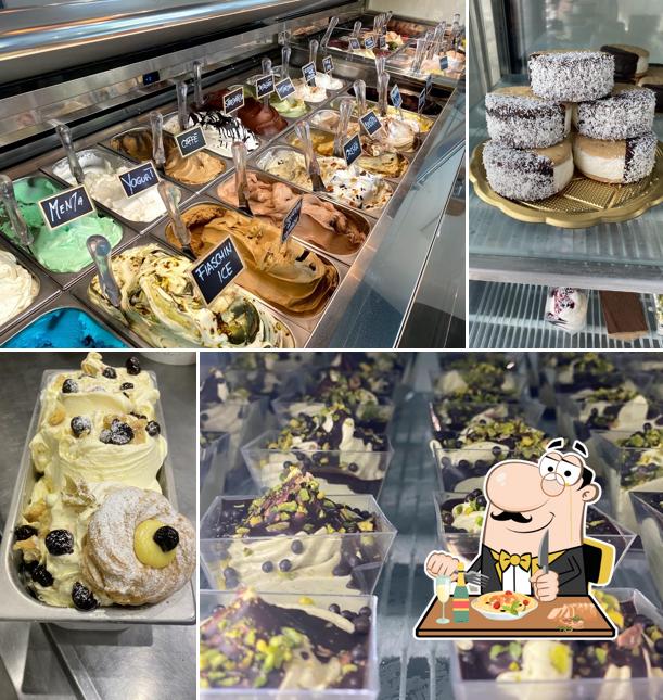 Cibo al Gelateria Fiaschin Ice
