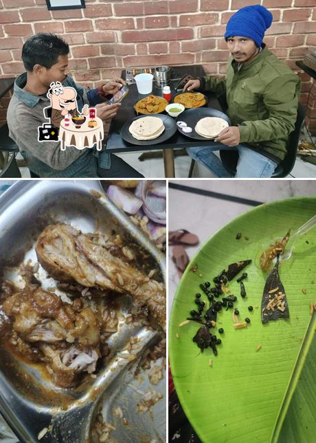 Among various things one can find food and interior at Champaran Meat House