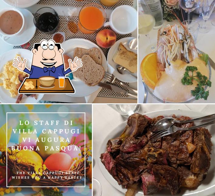 Cibo al Grand Hotel Villa Cappugi