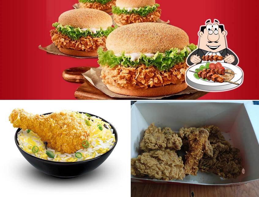 Pulled pork sandwich at KFC