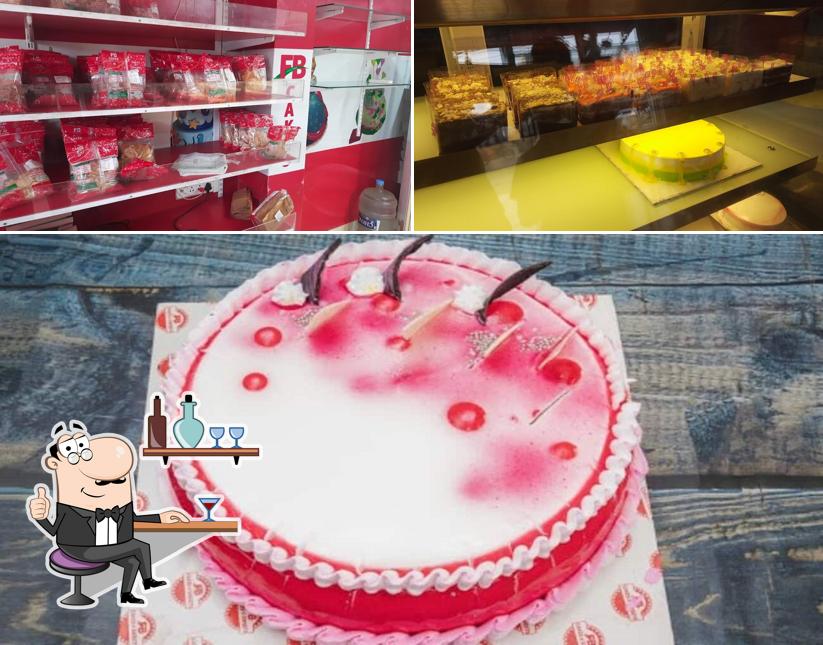The photo of interior and food at FB Cakes