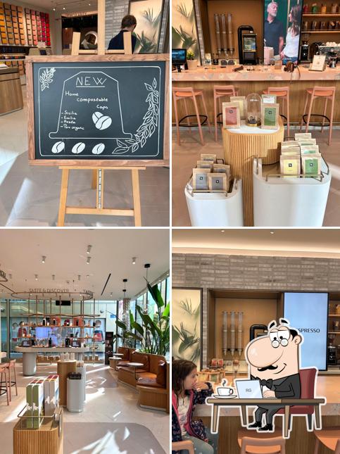Gli interni di Nespresso Boutique