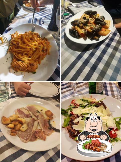 Cibo al Ristorante Romolo e Remo