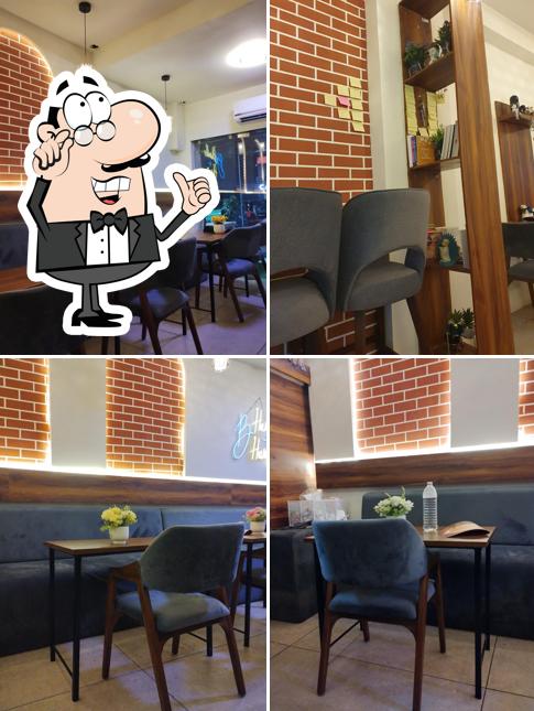 The interior of Shambhu's Coffee Bar