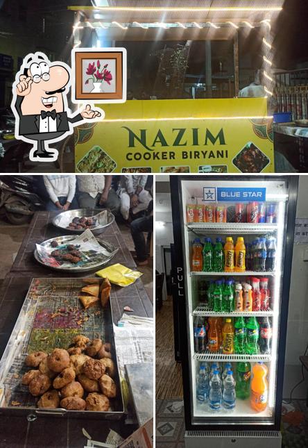 The interior of Nazim Cooker Biryani