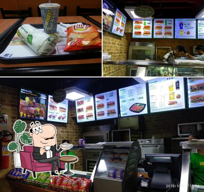 Check out how Subway looks inside