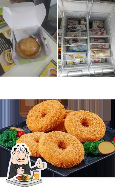 Food at U.F.O Burger INDIA