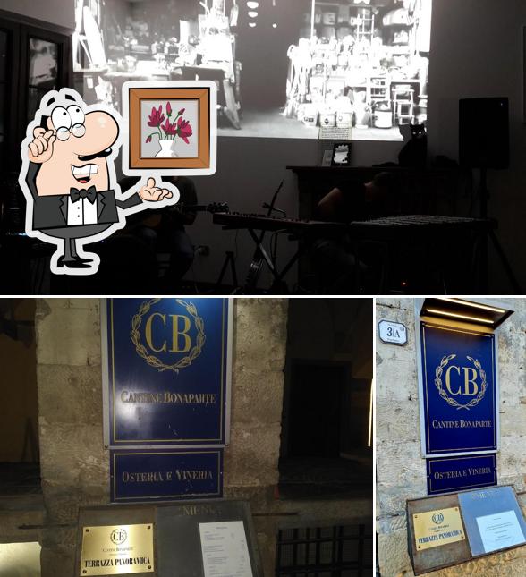 Gli interni di Cantine Bonaparte