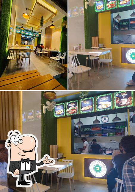 The interior of CAFE DE COORG