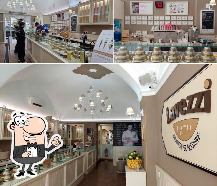 Voici l’image affichant la intérieur et nourriture sur Gelateria Lavezzi Formia