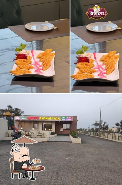 The exterior of Agatya Family Restaurant