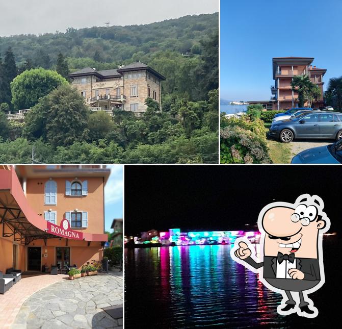Curiosa tra la parte esterna di Hotel Ristorante Romagna
