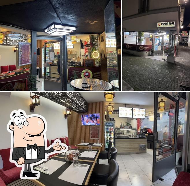 Gli interni di Panda Wok