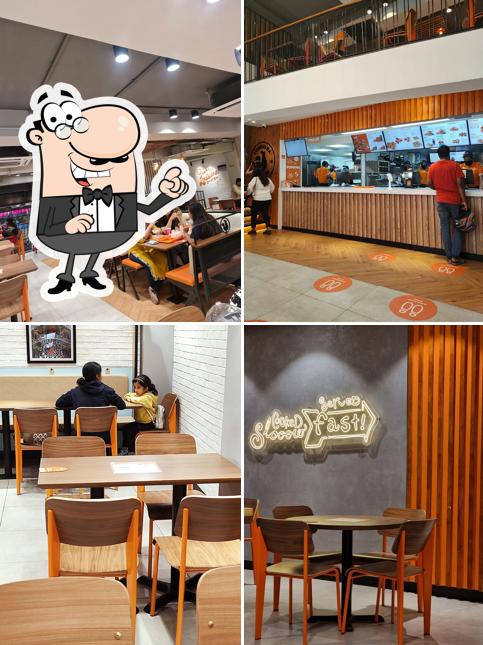 The interior of Popeyes - Famous Louisiana Chicken