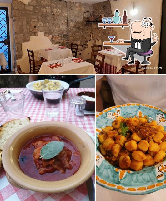 Gli interni di L' Osteria del Contadino