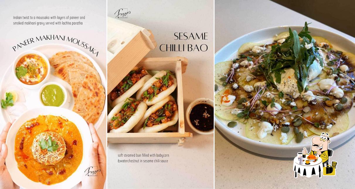 Food at Fozzie's Pizzaiolo. Cafe. Deli