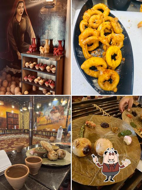 Food at Baati Chokha Restaurant Gorakhpur