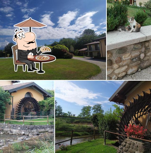 Goditi la vista dagli esterni di Bed and Breakfast Al Mulino