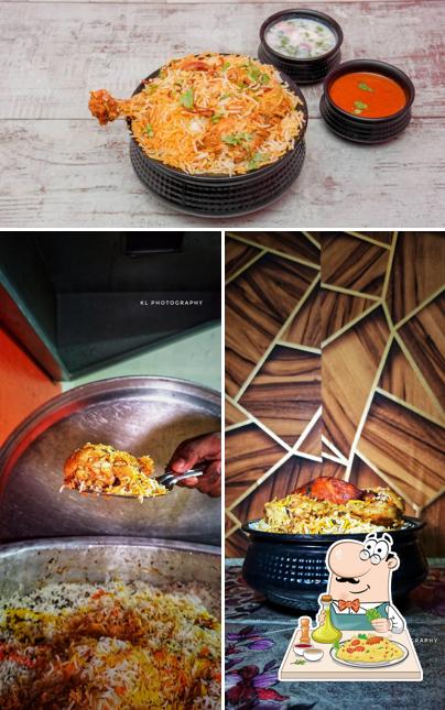 Food at Dawat family restaurant